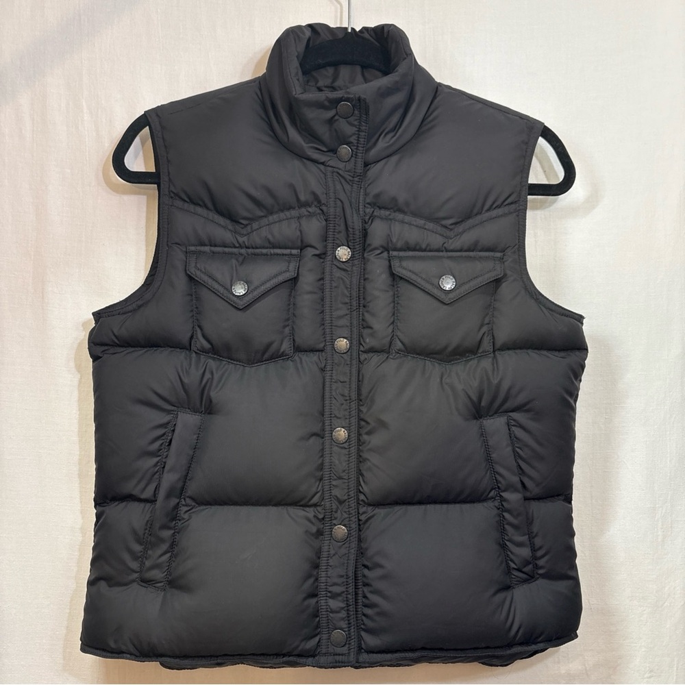 Ralph Lauren Black Quilted Down Vest